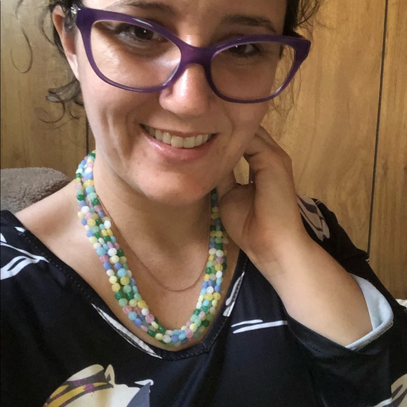 Vintage Beaded Layered Necklace - Picture 9 of 17